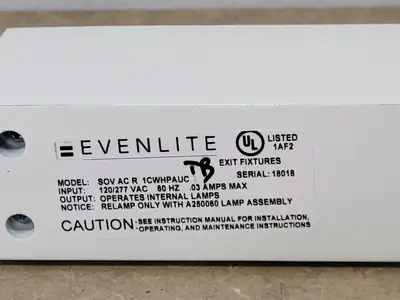 NEW EVENLITE SOVACR1CWHPAUC