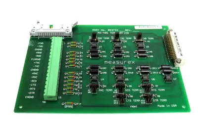 USED MEASUREX 053733 04373300 RS-485 REV B PC BOARD 05373300 RS485