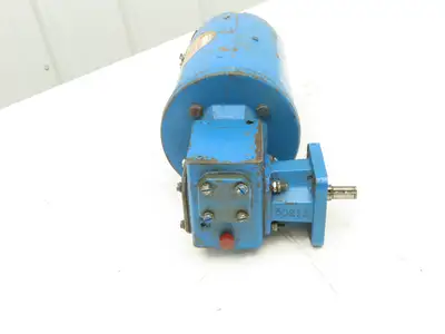 Leeson 844412N1 Gearmotor 15:1 Ratio 37-115rpm 460V 3PH U48CZ 30-min 1/2"Shaft