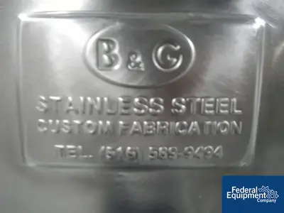 USED B&G 9.5 Cu Ft B&G Tote, S/S
