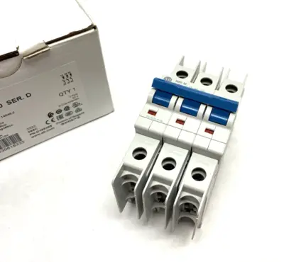 USED ALLEN-BRADLEY SER. D CIRCUIT BREAKER 3-POLE 20A