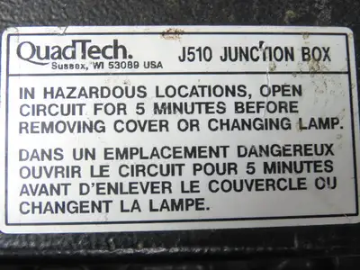 PressTech AGC Photo Eye Alignment Scanner Control Junction Box