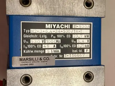 Used MIYACHI M2-3-6.4-34-530/1K-T Welding Transformers Ohio US | Surplus Asset Holdings #1365835
