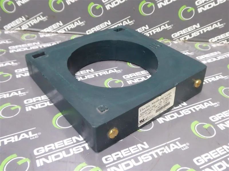 Electric Metering Corp. 4260SH-1200 Current Transformer 1200:5 Ratio Used
