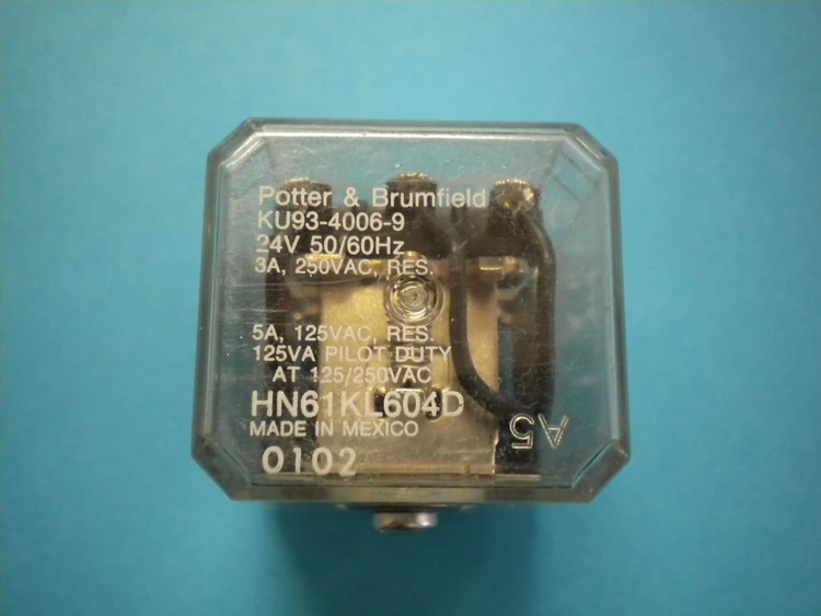 Used POTTER AND BRUMFIELD KU93-4006-9 Relays & Switches Arizona US | ASSET CONVERSION SPECIALISTS, INC. #307253