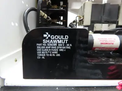 Siemens 30-89258 Combination Bucket Breaker MCC Starter Fused 600VAC 30HP 3Ph