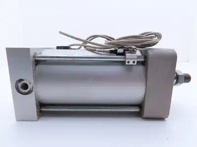 SMC NCDA1J400-0500-F5PWZ Pneumatic Air Cylinder 4" Bore 5" Stroke 250PSI