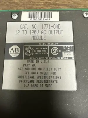 Used ALLEN-BRADLEY 1771-OAD Input / Output Modules | Surplus Asset Holdings #1206127