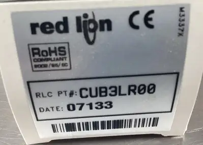 USED Red Lion Controls CUB3LR00