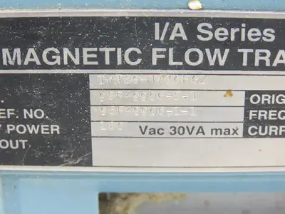 Foxboro IMT20-TA10FGZ Magnetic Flow Transmitter with 3" Flow Meter Tube Damage