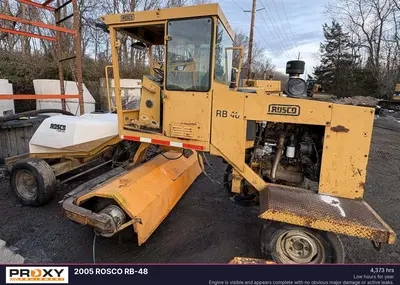 Used 2005 ROSCO RB-48 Street Sweeper New Jersey US | Proxy Equipment #1385307