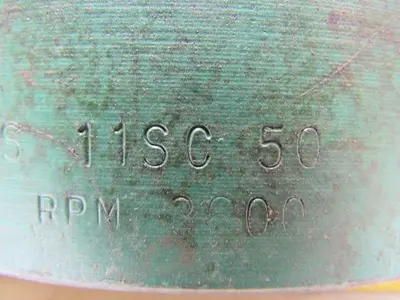 TB Woods 11SC50 Shaft Coupling Cast Iron 2-7/8" Bore 8-5/8" Dia 3600 RPM Max