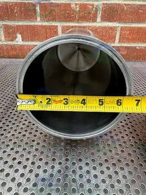 Unbranded 6 Liter Stainless Steel Vessel w/ ITT Vavle 1/2" Sanitary Fitting