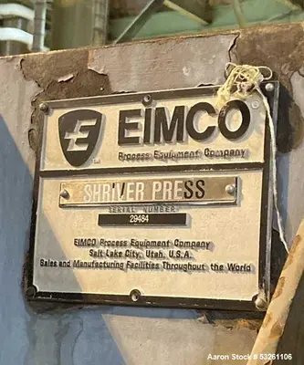 Used EIMCO _UNKNOWN_ Filter Presses Illinois US | Aaron Equipment #1241181