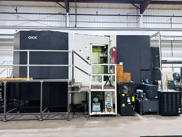 Used 2007 OKK HM-1250S Horizontal Machining Centers Illinois US | Machine Tool Bids #376137