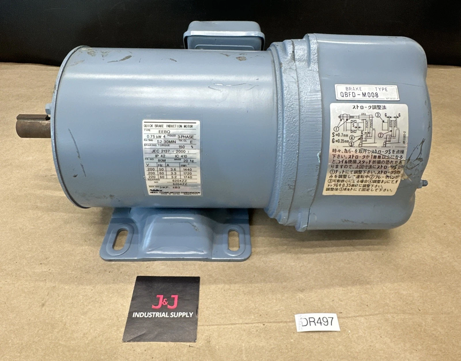 NEW Nidec EEBQ QBFD-M008