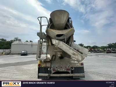 Used 2015 MACK GRANITE GU813 Concrete Mixer Trucks Delaware US | Proxy Equipment #1388927