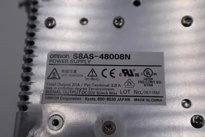 S8AS-48008N Omron DIN Rail Mount Power Supply 20A STOCK 4024-A