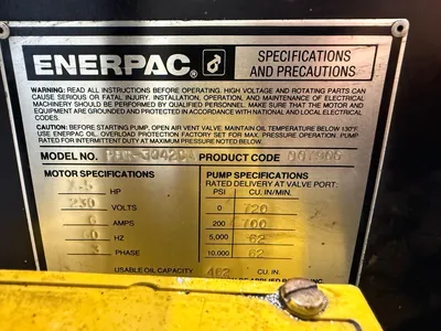 ENERPAC IPR-5075 H-Frame Presses | GMT (13)