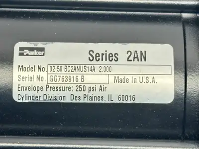Used Parker 02.50BC2ANUS14A2.000 Pneumatic Cylinders Michigan US | Maverick Industrial Sales #1487255