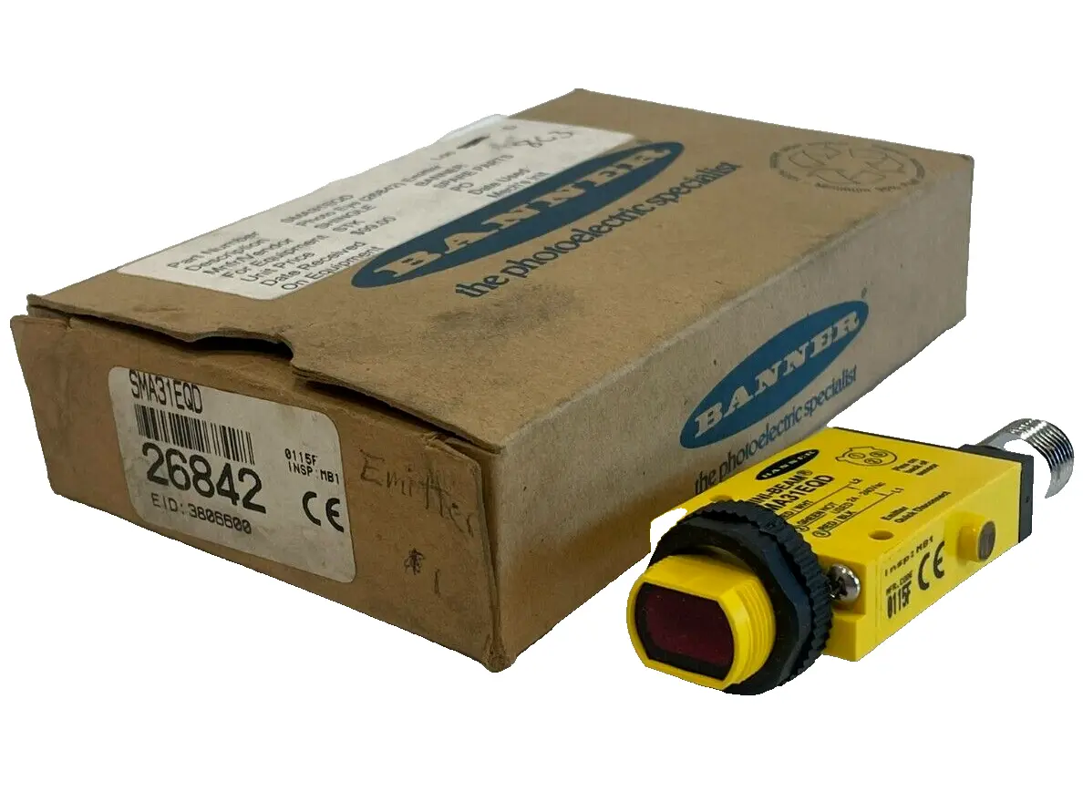 NEW BANNER ENGINEERING SMA31EQD MINI-BEAM EMITTER 26842