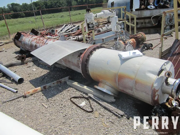 Manning & Lewis 1300 sq. ft. Heat Exchanger - Shell & Tube | Perry Equipment