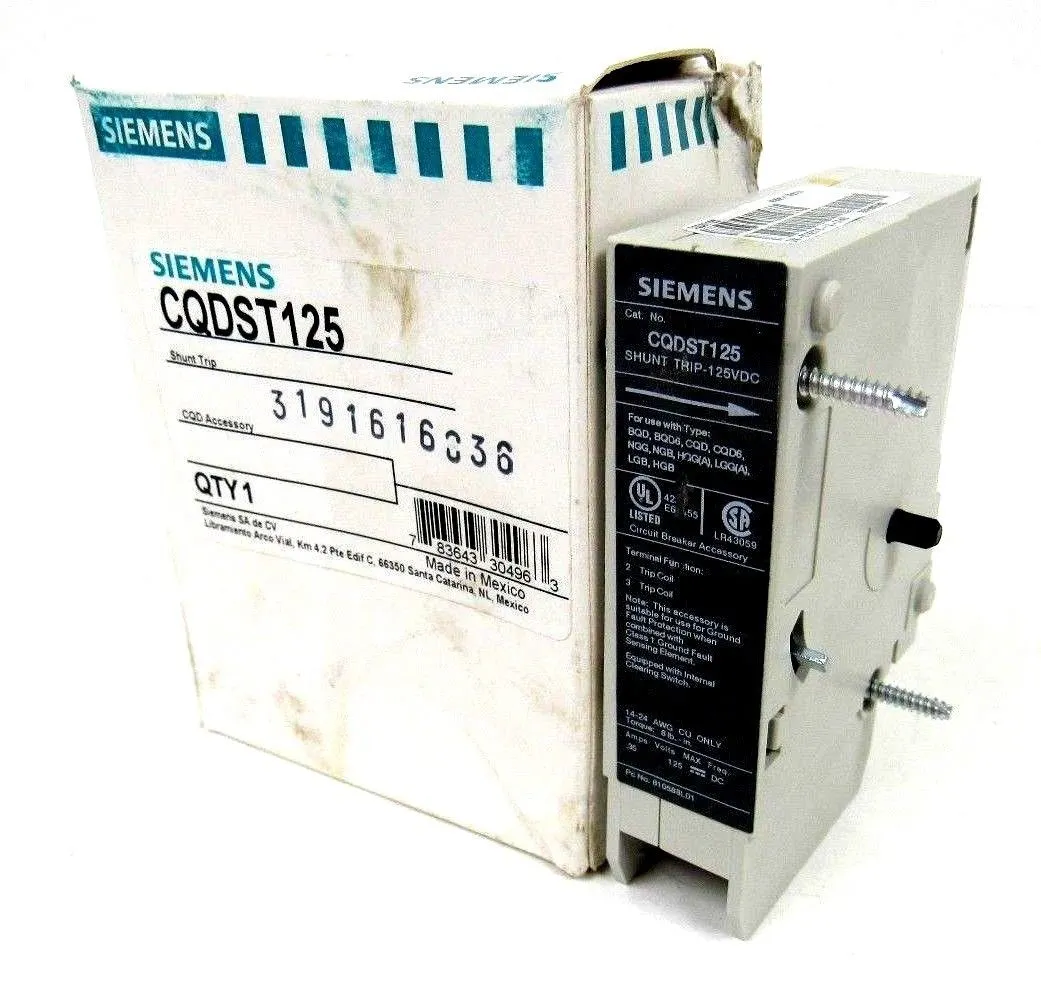 NEW SIEMENS CQDST125 SHUNT TRIP 3191616836