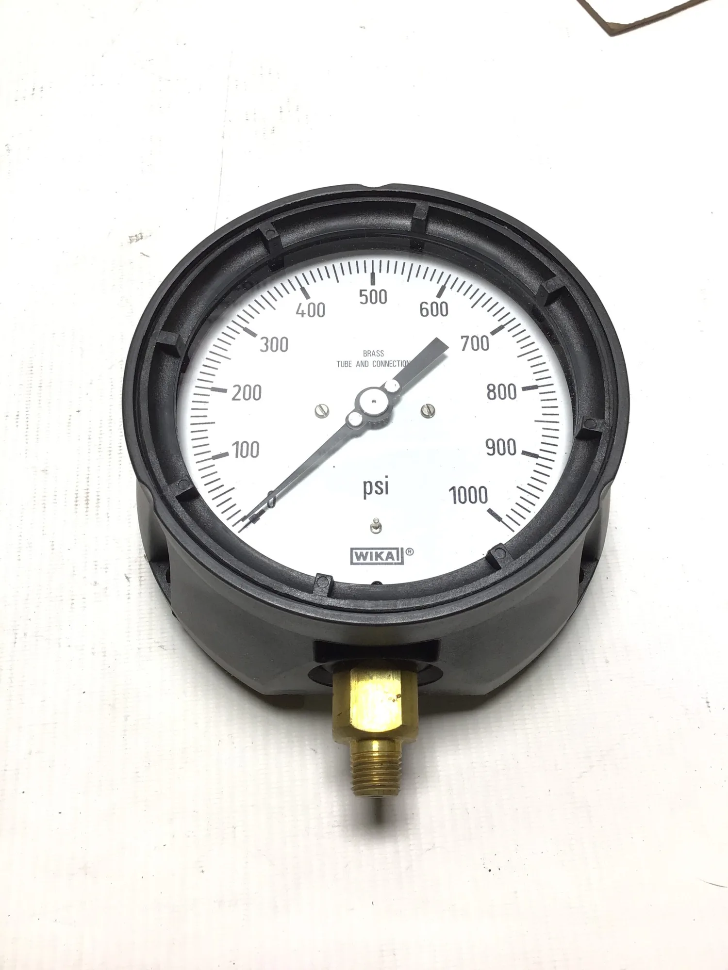Wika 4.5″ Pressure Gauge 212.34 1000 PSI 1/4″ NPT LM 9834206