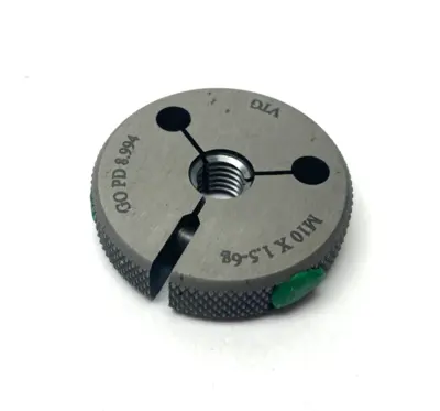 New | in-Stock VERMONT GAGE THREADED RING GAUGE M10X1.5-6G GO PD 8.994 Pin & Plug Gages Michigan US | Maverick Industrial Sales #1122785