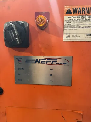 2006 NEFF DF15-5HS C Frame and Gap Frame Press | Kempler Machinery (15)