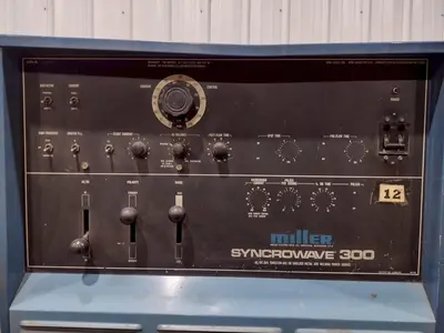 300 AMP MILLER SYNCROWAVE 300 AC/DC WELDER: STOCK #19661