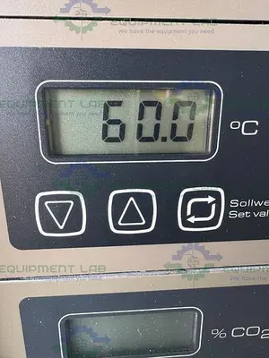 USED KUHNER ISK-1-W REFRIGERATED INCUBATOR SHAKER W/ HUMIDITY 15C BELOW AMBIENT TO 60°C