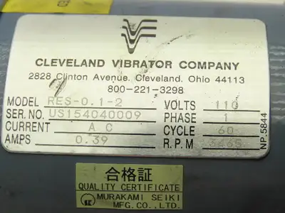 New | in-Stock CLEVELAND VIBRATOR _UNKNOWN_ Miscellaneous MRO Indiana US | Arrow Industrial #1367513