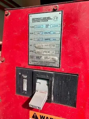 Used 1993 DETROIT 700KW Generators California US | E&M Equipment #1266965