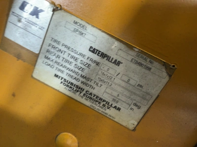 Used CATERPILLAR EP16KT 3-Wheel Sit down Electric Counterbalance Forklifts Michigan US | Miedema Asset Management Group #1760317