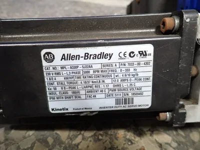 USED ALLENBRADLEY MPLA330PSJ22AA