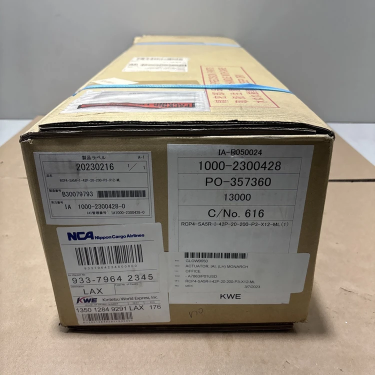 New | in-Stock IAI RCP4-SA5R-I-42P-20-200-P3-X12-ML Linear Actuators Indiana US | J&J Industrial Supply #1364474