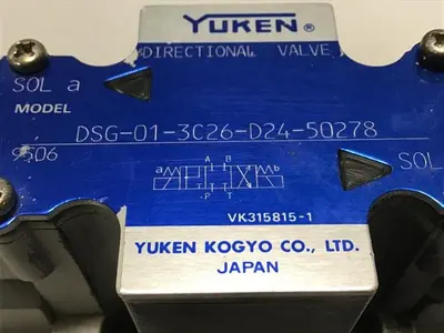USED YUKEN DSG-01-3C26-D24-50278