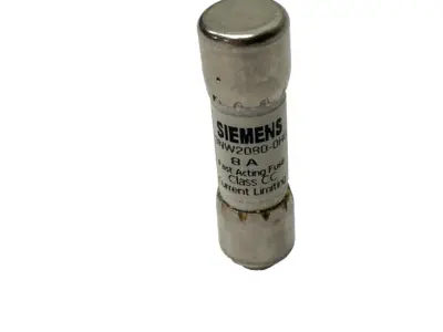 USED SIEMENS SENTRON FAST ACTING FUSE CLASS CC 600V 8A LOT OF 3