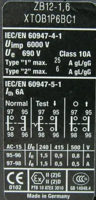 NEW EATON XTCE007B10 CONTACTOR XT0B1P6BC1