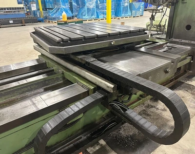 Used 1996 Tos Varsdorf W100A Rotary Tbl, #50PDB, Facing Head Horizontal Table Type Boring Mills New Jersey US | Machinery Values #944366