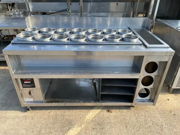 Used Duke Used Duke Stainless Steel Heated Soup Buffet Table Bar - SS231 Steam Tables (Food) Illinois US | Falcon Restaurant Supply #1375959