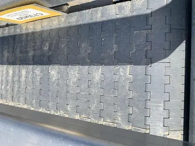Conveyor, Belt, 12" x 6.5', S/st, Plastic Belt, Boxes #S744697