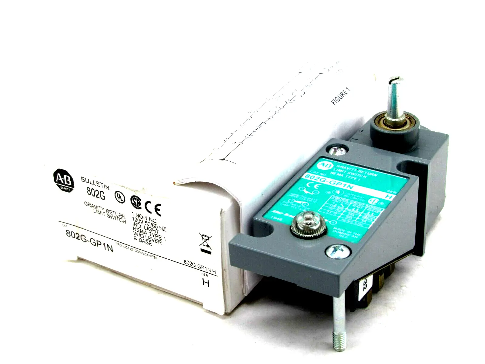 NEW ALLEN BRADLEY 802G-GP1N LIMIT SWITCH SERIES H 802GGP1N
