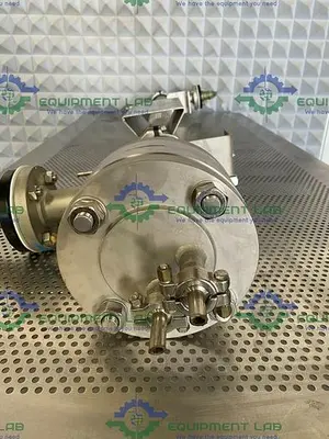 USED ALLEGHENY BRADFORD STAINLESS STEEL SHELL AND TUBE HEAT EXCHANGER 6.3 SQ. FT