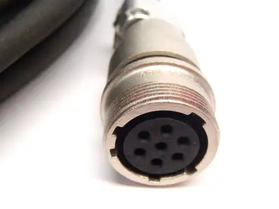 USED YOSHINOGAWA 7 PIN FEMALE / FEMALE ROBOT CORD