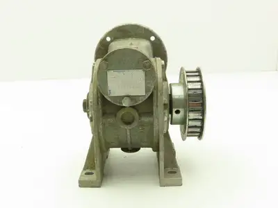 STM RMI 40 S Worm Gearbox 15:1 Reducer 0.29Hp Hollow Shaft w/Pulley