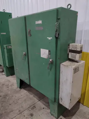 16 STAND X 4" x 36" WIDE R-PANEL ASC ROLLFORMER LINE WITH REEL & CUT OFF, BECK CONTROLS: STOCK #21176