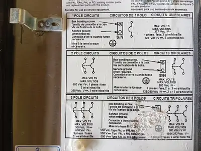 Used SQUARE D FAL36020 Switchgears British Columbia CA | Lenmark #1428828