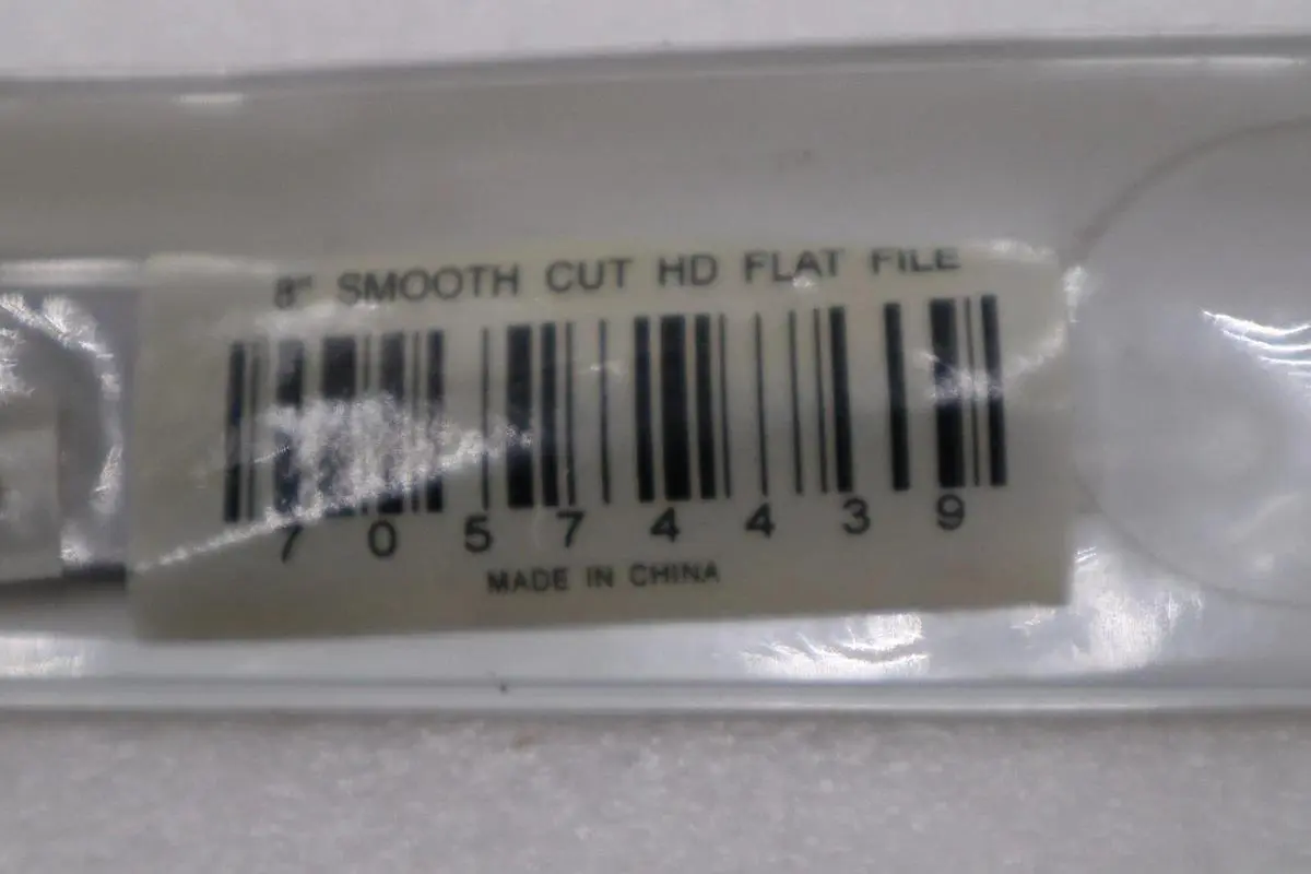 LOT OF 5 - Grobet 8" Smooth Cut Flat American Pattern File USA STOCK H711A